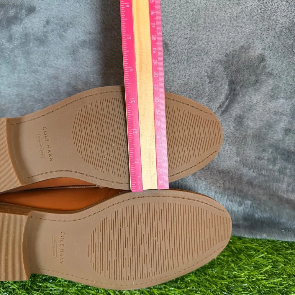 Cole Haan Haverhill Penny Loafers British Tan Leather W31769 Womens size 6.5 B